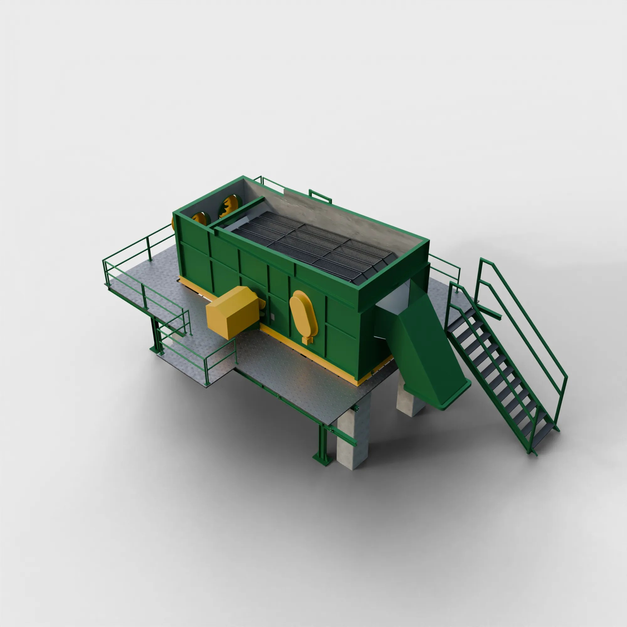 Stationary Ballistic Separator - View 3